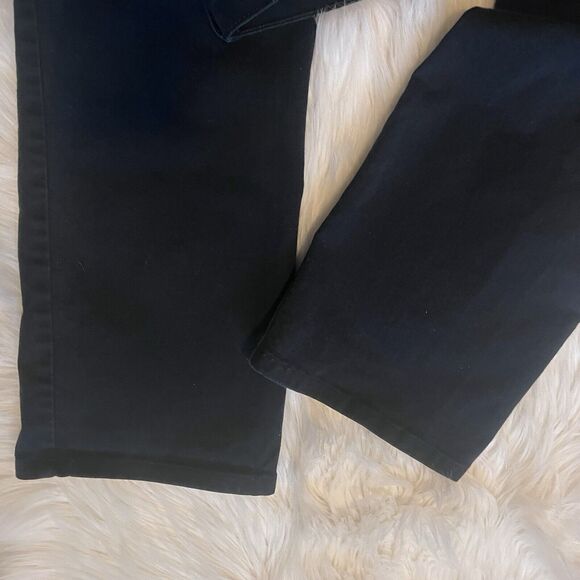 Levi's 550 Relaxed Boot Cut Jeans Sz 12 Medium Women's Misses Black Denim - Picture 8 of 10